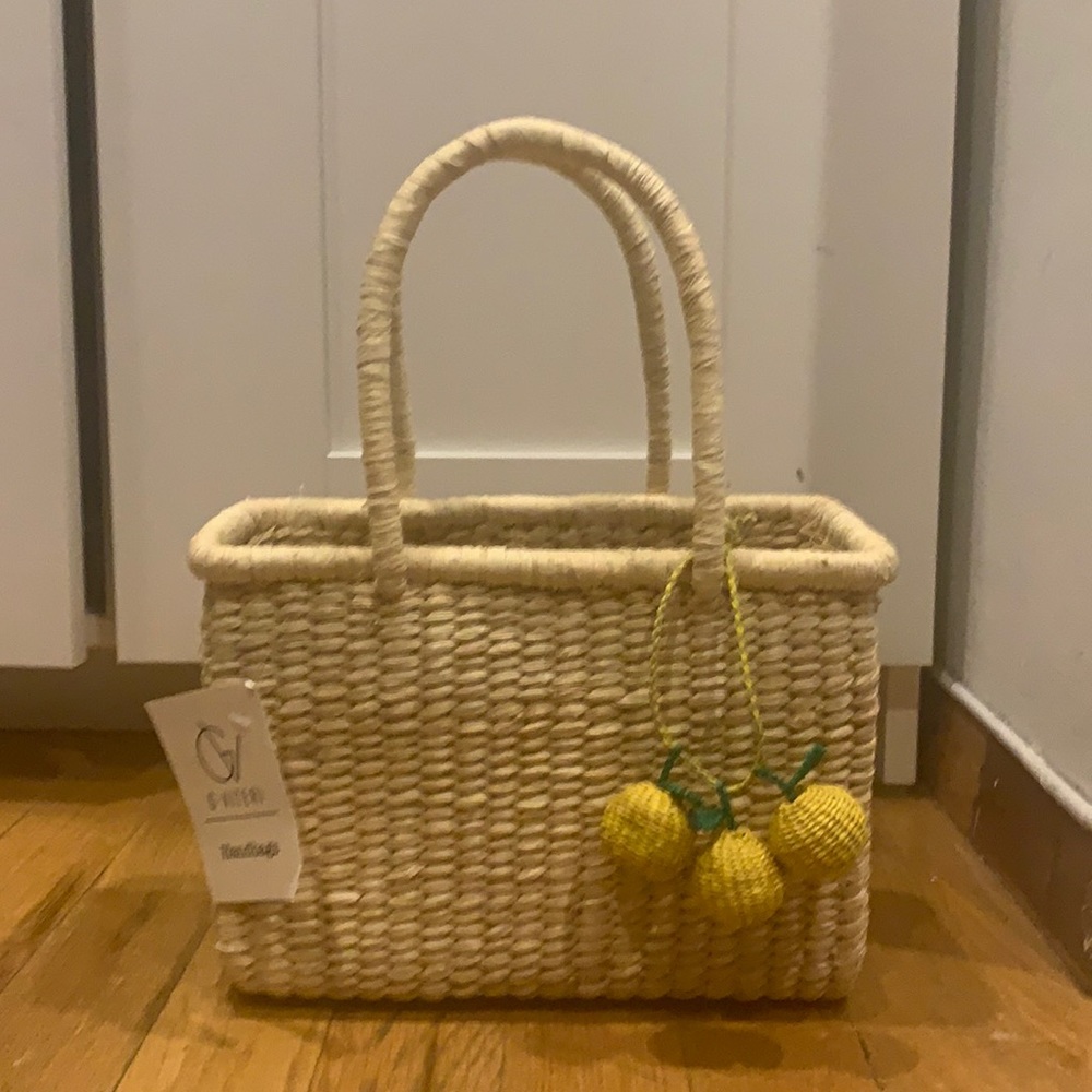 Woven Basket Bag